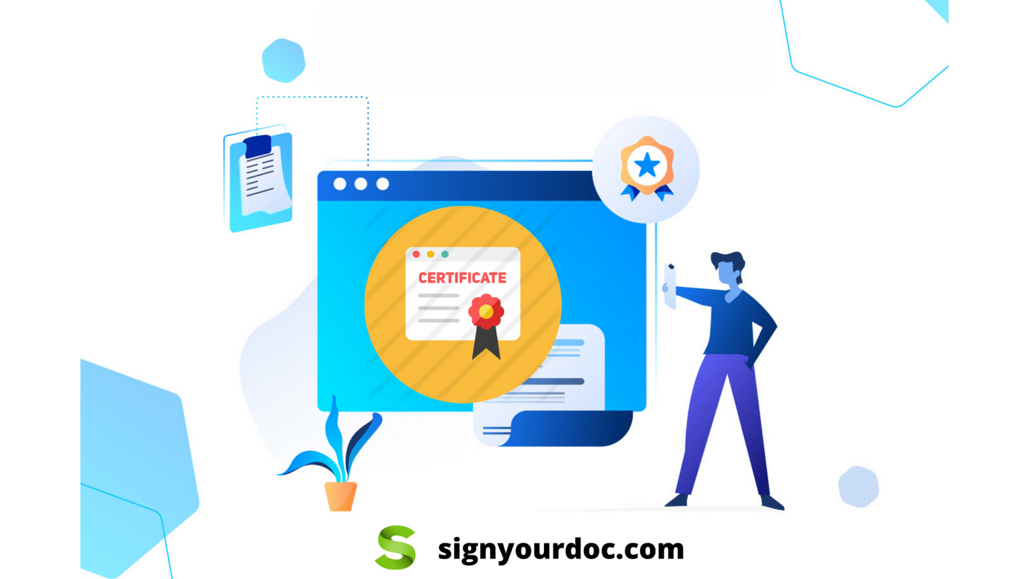 Digital signature for etender or EProcurements